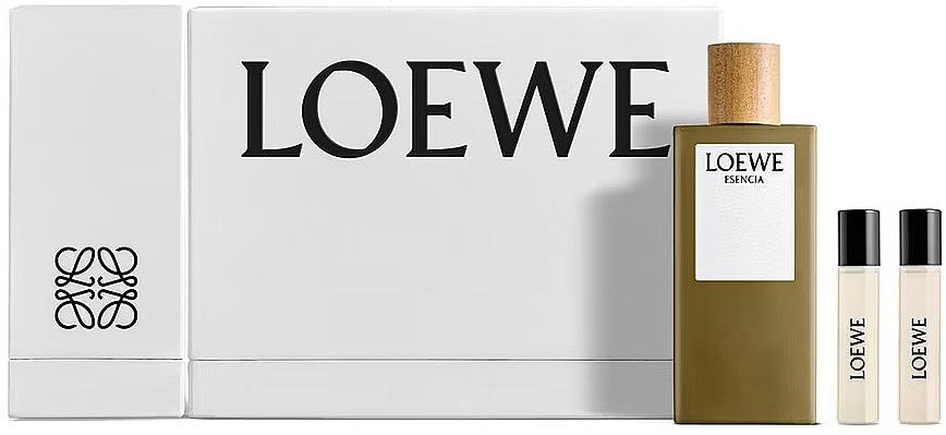 Loewe Esencia Pour Homme - Набір (edt/100ml + edt/10ml + edt/10ml) — фото N1