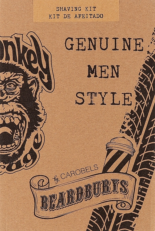 Набор, 4 продукта - Beardburys Genuine Men Style Shaving Lot — фото N1