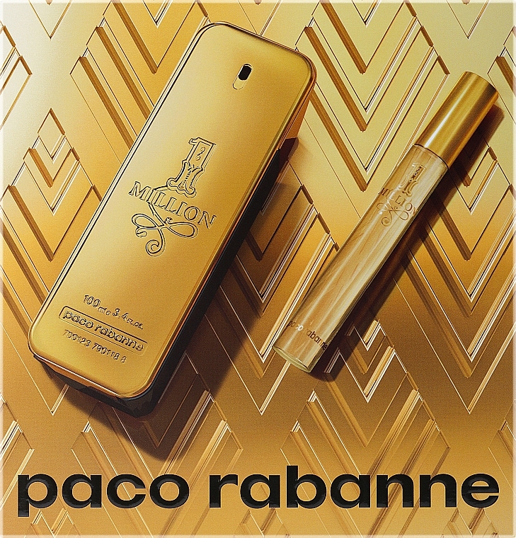 Paco Rabanne 1 Million - Набор (edt/100ml + edt/10ml) — фото N1