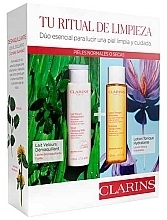 Набір - Clarins Duo Cleansing Normal and Dry Skin (f/milk/200ml + f/lot/200ml) — фото N1