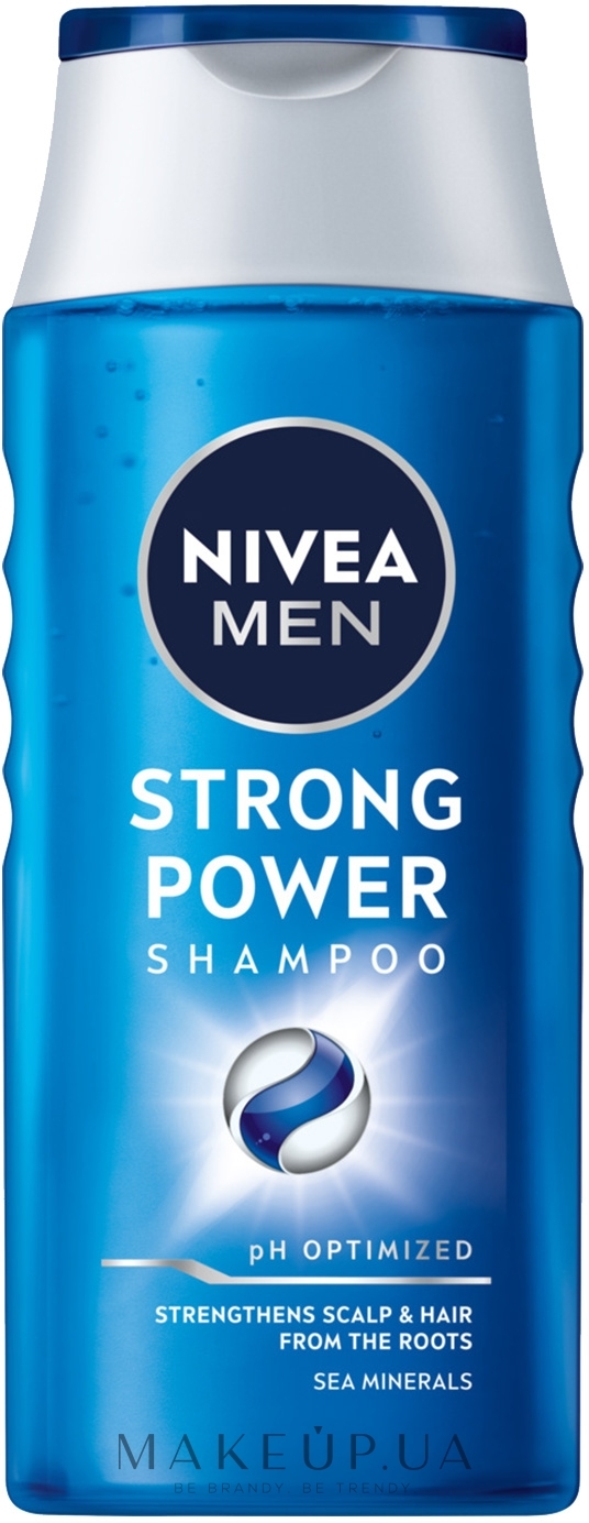 Шампунь для мужчин - NIVEA MEN Strong Power Shampoo — фото 250ml