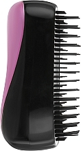 Масажна щітка для волосся, малинова з чорним - King Rose Compact — фото N3