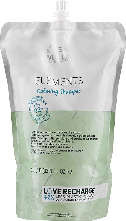Оновлювальний шампунь - Wella Professionals Elements Renewing Shampoo (дой-пак) — фото N1