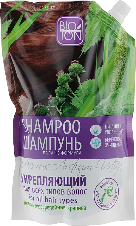 Шампунь баланс-формула "Зміцнювальний", для всіх типів волосся - Bioton Cosmetics Shampoo