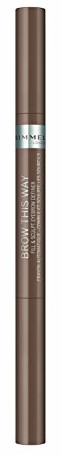 Олівець для брів - Rimmel Fill&Sculpt Eyebrow Pencil — фото N1