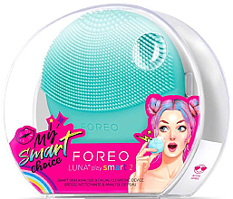 Очищающая насадка-щетка и массажер для лица - Foreo Luna Play Smart 2 Mint for you! — фото N3