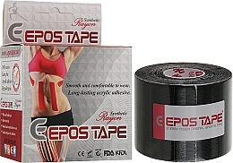 УЦІНКА Кінезіо тейп "Чорний" - Epos Tape Rayon * — фото N2