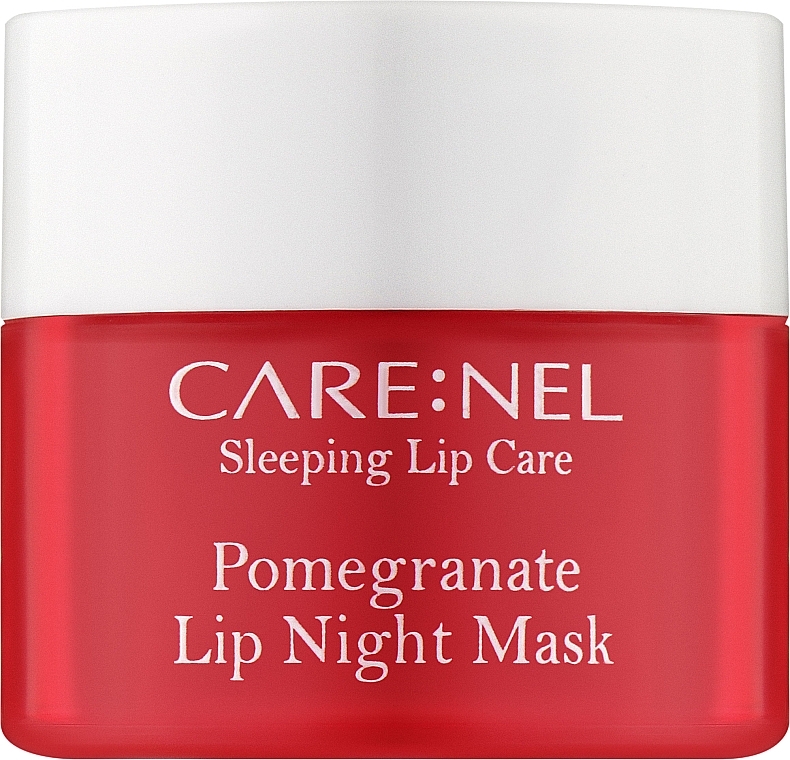 Ночная маска для губ "Гранат" - Carenel Pomegrant Lip Night Mask (мини)