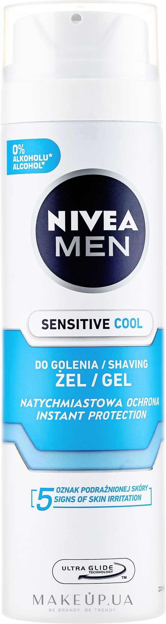 Охлаждающий гель для бритья - NIVEA MEN Sensitive Cool Shaving Gel — фото 200ml