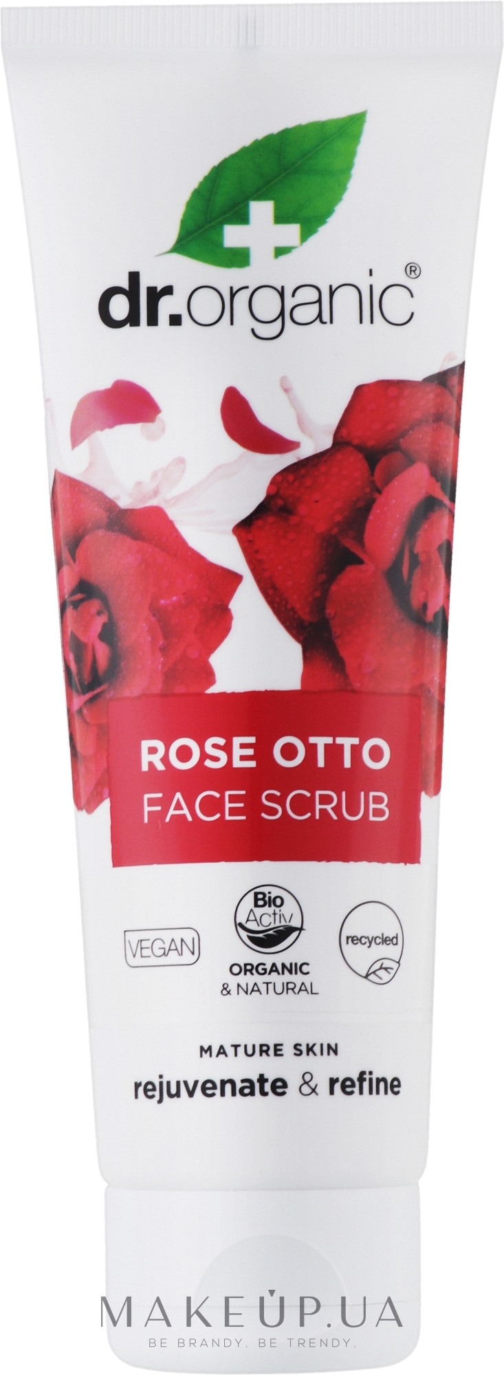 Скраб для лица "Роза Отто" - Dr. Organic Bioactive Skincare Rose Otto Face Scrub — фото 125ml