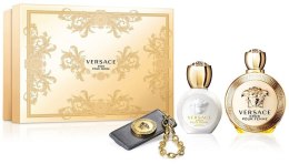 Духи, Парфюмерия, косметика Versace Eros Pour Femme - Набор (edp 100 + b/lot 100)