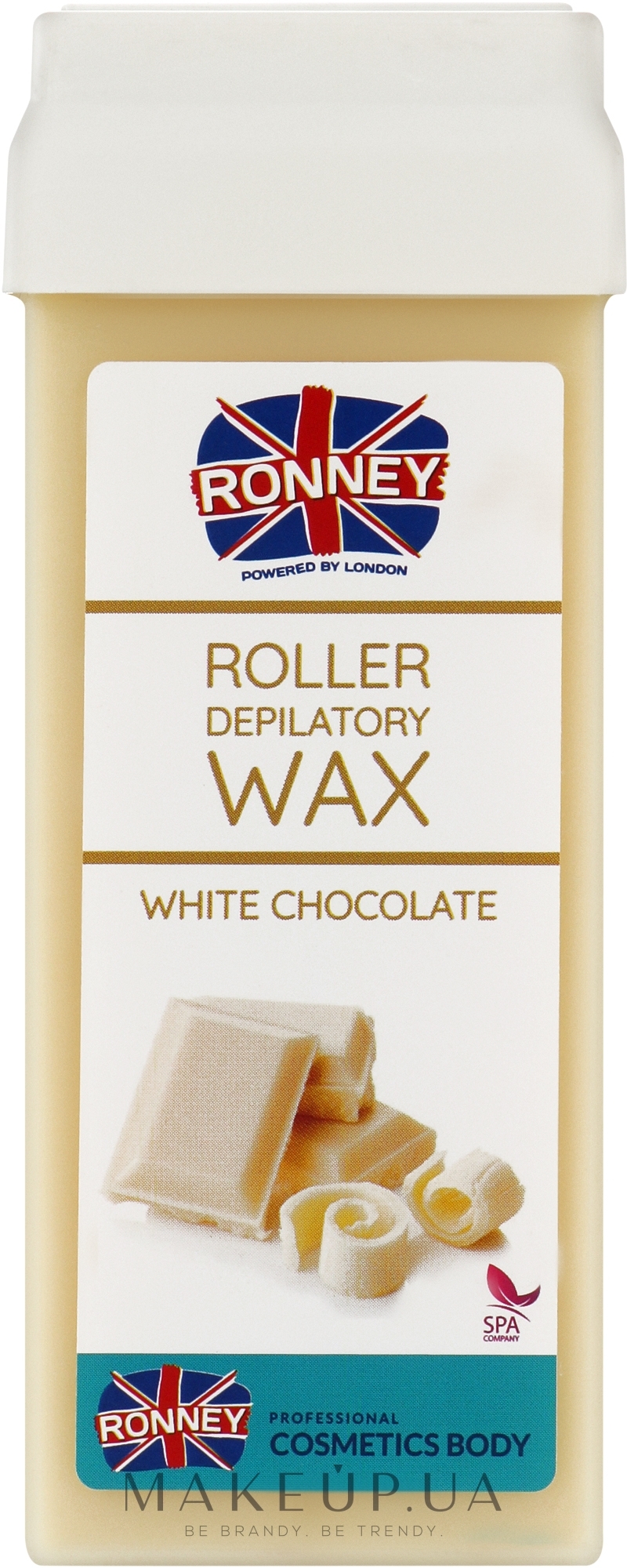 Віск для депіляції в картриджі "Білий шоколад" - Ronney Wax Cartridge White Chocolate — фото 100ml
