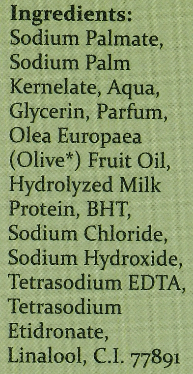 Мило листок з молочним протеїном - Madis HerbOlive Soap — фото N2