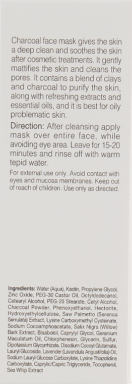 Успокаивающая маска для лица на основе активированного угля - Renew Propioguard Charcoal Soothing Mask — фото N3