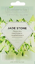 Парфумерія, косметика Зволожувальна та розгладжувальна маска для обличчя - Bielenda Crystal Glow Jade Stone Face Mask