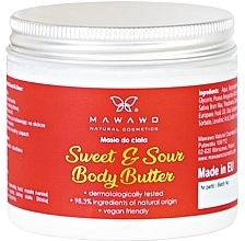 Масло для тела - Mawawo Sweet & Sour Body Butter — фото N1