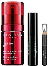 Набор - Clarins Total Eye Lift (mascara/3ml + pencil/0,39g + eye/cr/15ml) — фото N1