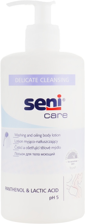 Лосьйон для тіла миючий - Seni Care Washing and Oiling Body Lotion — фото N1