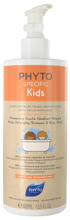 Шампунь для волос и тела - Phyto Specific Magic Detangling Shower Shampoo — фото N1