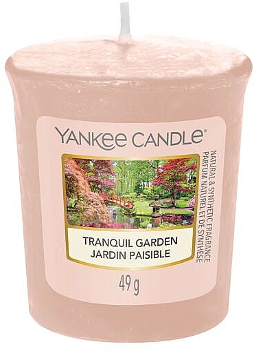 Ароматическая свеча в стакане - Yankee Candle Tranquil Garden Candle — фото N1