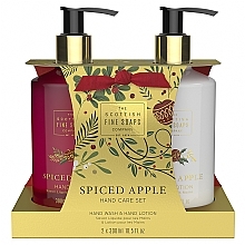 Духи, Парфюмерия, косметика Набор - Scottish Fine Soaps Spiced Apple Hand Care Set (soap/300ml + h/lot/300ml)