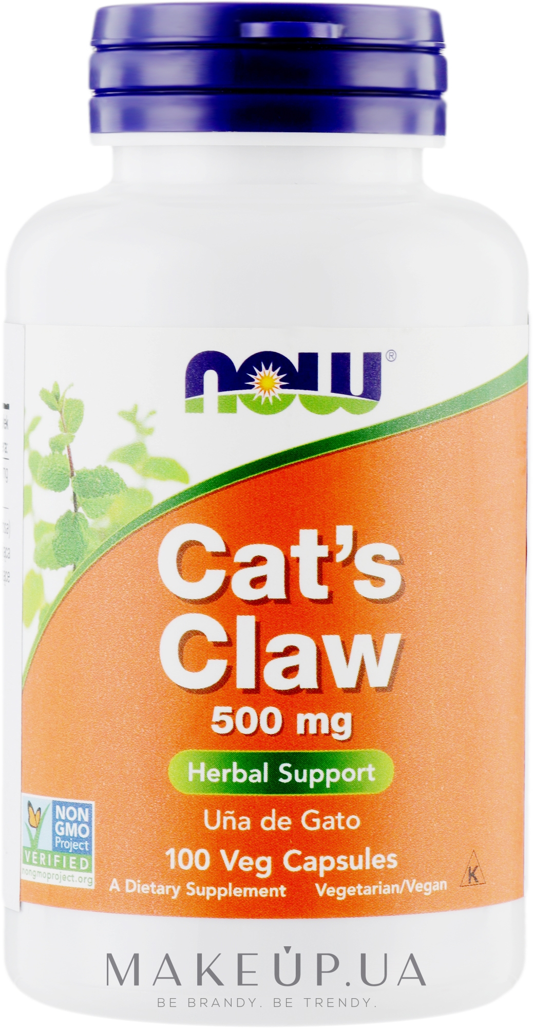 Витамины "Кошачий коготь", 500 мг - Now Foods Cats Claw — фото 100шт