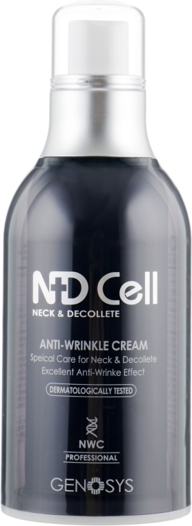 Крем проти зморшок для шиї і декольте - Genosys ND Cell Anti-Wrinkle Cream (NWC) — фото N2