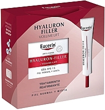 Парфумерія, косметика Набір - Eucerin Hyaluron-Filler (d/cr/50ml + eye/cr/15ml)