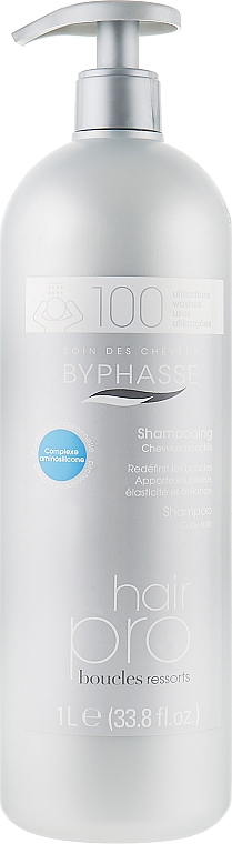 Шампунь для в'юнкого волосся - Byphasse Hair Pro Shampooing Boucles Ressoorts — фото N2