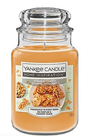 Ароматическая свеча в банке - Yankee Candle Home Inspiration Caramel Crunch — фото N1