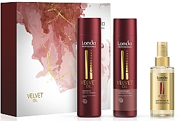 Духи, Парфюмерия, косметика Набор - Londa Professional Velvet Oil (shmp/250ml + cond/250ml + oil/30ml)