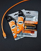 Тканинна маска для шкіри обличчя - Loreal Paris Men Expert Hydra Energetic — фото N2