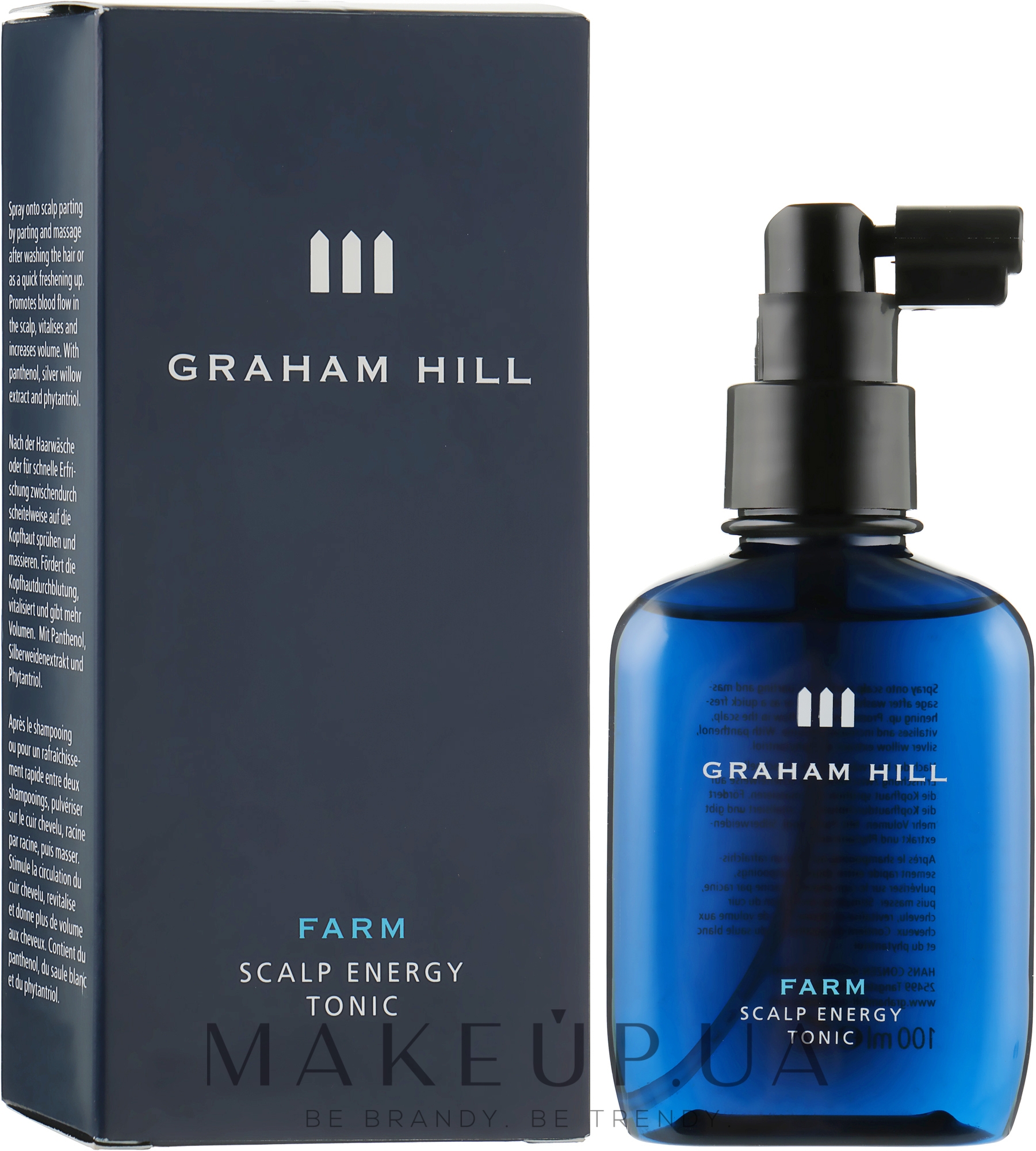 Тонік для шкіри голови - Graham Hill Farm Energy Tonic — фото 100ml