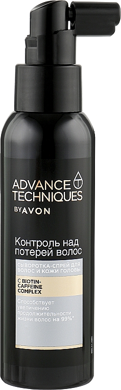 Сироватка-спрей для волосся і шкіри голови "Контроль над втратою волосся" - Avon Advance Techniques Serum — фото N1