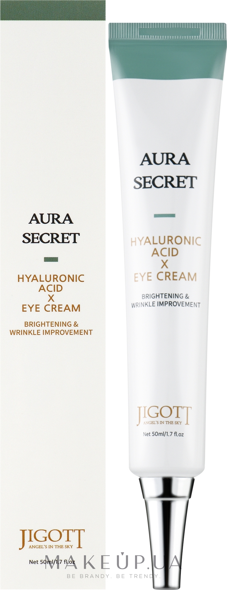 Крем для век с гиалуроновой кислотой - Jigott Aura Secret Hyaluronic Acid Eye Cream — фото 50ml