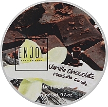 Фруктова масажна свічка "Ванільний шоколад" - Enjoy Professional Be First Massage Candle Vanilla Chocolate — фото N1