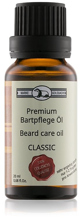 Олія для бороди - Golddachs Beard Oil Classic — фото N1