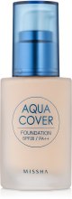 Духи, Парфюмерия, косметика Увлажняющая тональная основа - Missha Aqua Cover Foundation SPF20/PA++