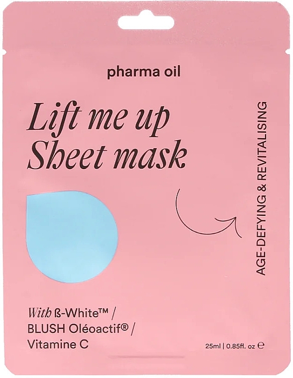 Антивікова тканинна маска для обличчя - Pharma Oil Lift Me Up Sheet Mask — фото N1
