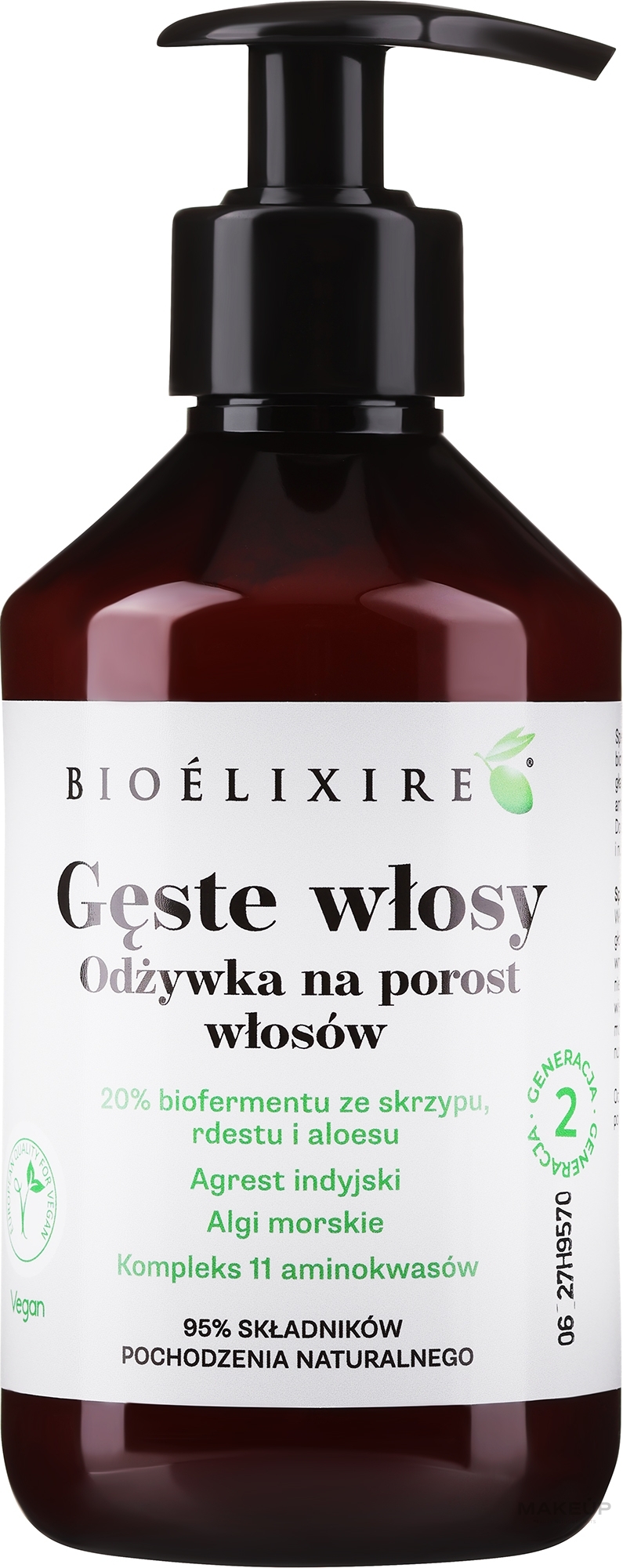 Стимулирующий кондиционер для густых волос - Bioelixire  — фото 300ml