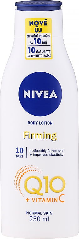 Молочко для пружності шкіри - NIVEA Q10 Energy+ Body Milk — фото N1