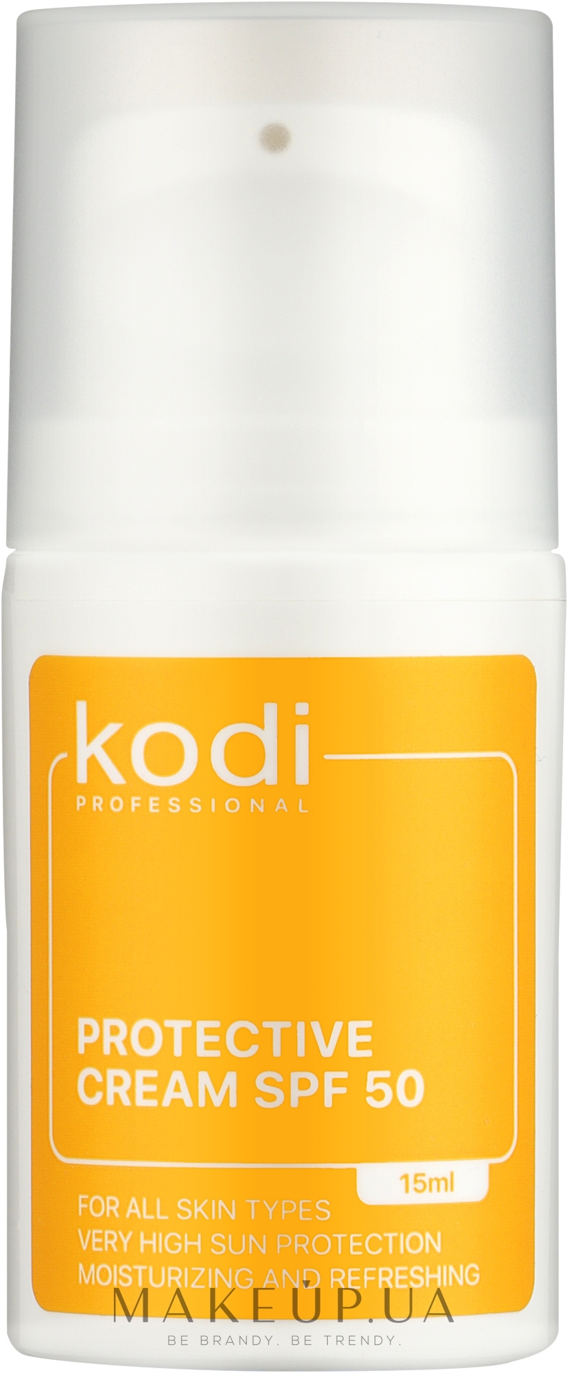Захисний зволожувальний крем SPF50 - Kodi Professional Protective Cream SPF50 — фото 15ml