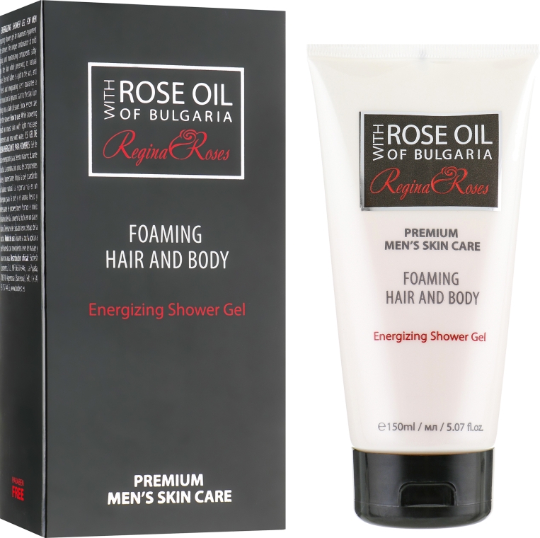 Энергетический гель для душа для мужчин - BioFresh Regina Roses Foaming Hair And Body Energizing Shower Gel — фото N2