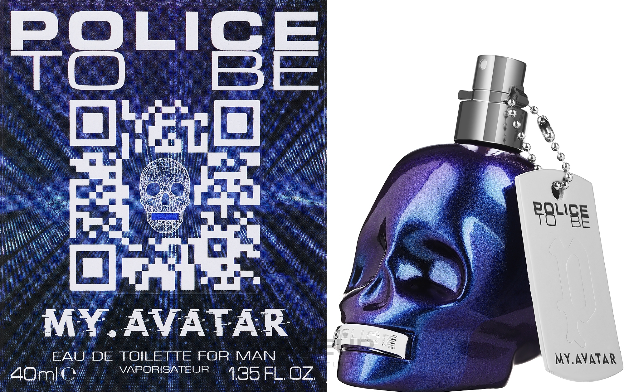 Police To Be My Avatar for Man - Туалетна вода — фото 40ml