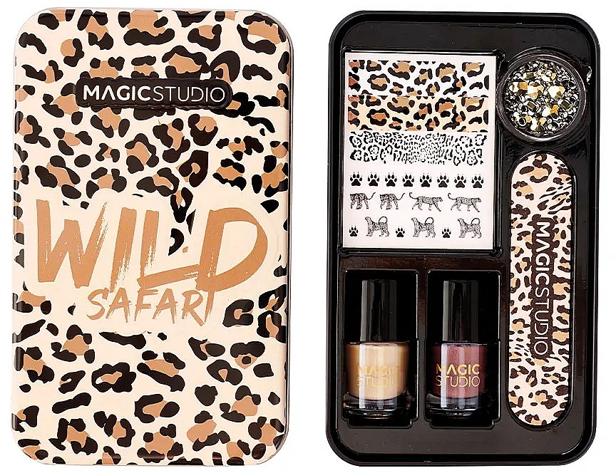 Набір для нігтів, 5 продуктів - Magic Studio Wild Safari Savage Nail Art Set — фото N1