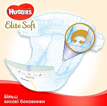 Підгузки "Elite Soft" 5 (15-22 кг) 28 шт. - Huggies — фото N4