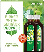 Парфумерія, косметика Набір - Weleda Birken Aktiv Duo (food/supl/2x250ml)