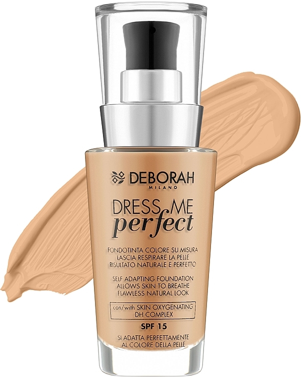 Тональна основа для обличчя - Deborah Dress Me Perfect Foundation SPF15 — фото N5