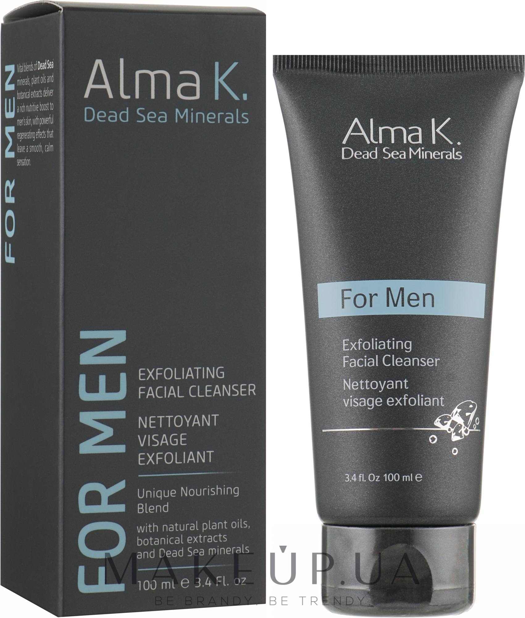 Гель ексфоліант для очищення шкіри - Alma K For Men Exfoliating Facial Cleanser — фото 100ml