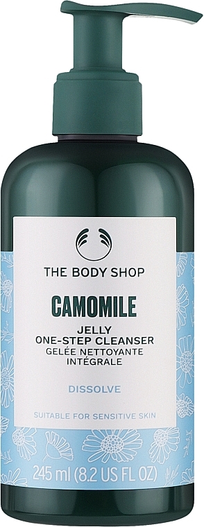 Желе-демакіяж для обличчя та очей "Ромашка" - The Body Shop Camomile Jelly One-Step Cleanser — фото N2